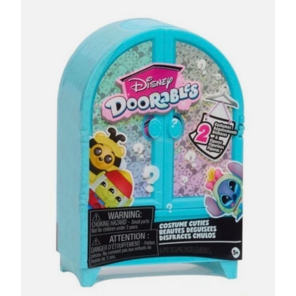 Disney Doorables Costume Cuties ~ Mini Closet w/2 Figures & 2 Costumes